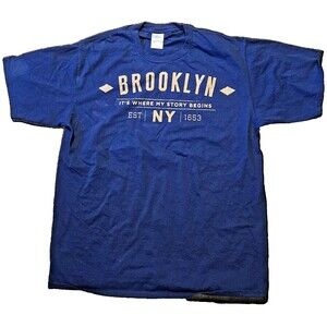BROOKLYN It's where my story began men's Large T-Shirt